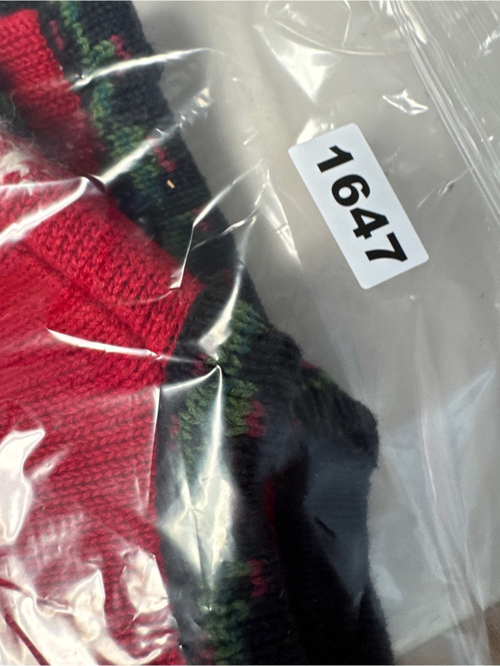 Vintage Cleo Christmas Sweater Vest Red Small Holiday Knit Ugly Christmas - Picture 14 of 14